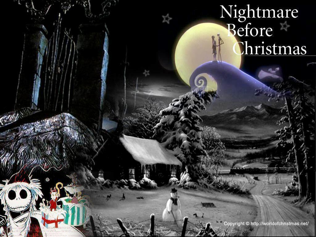 Xmas Stuff For > Nightmare Before Christmas Trees In The Movie