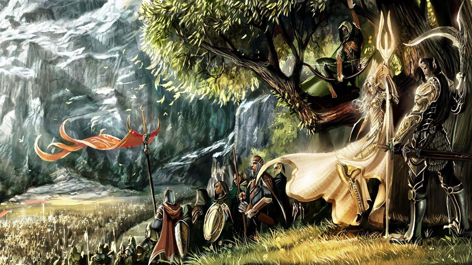 HD Traveling Elves Wallpaper