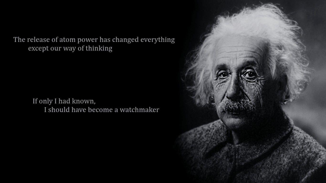 Albert Einstein Quote Wallpaper on Frenzia.com