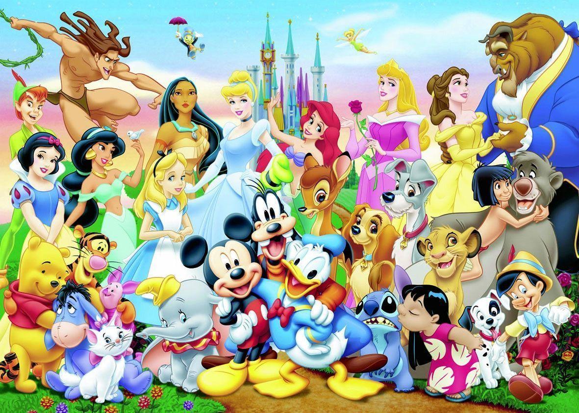 Disney Character Wallpaper Wallpaper Inn