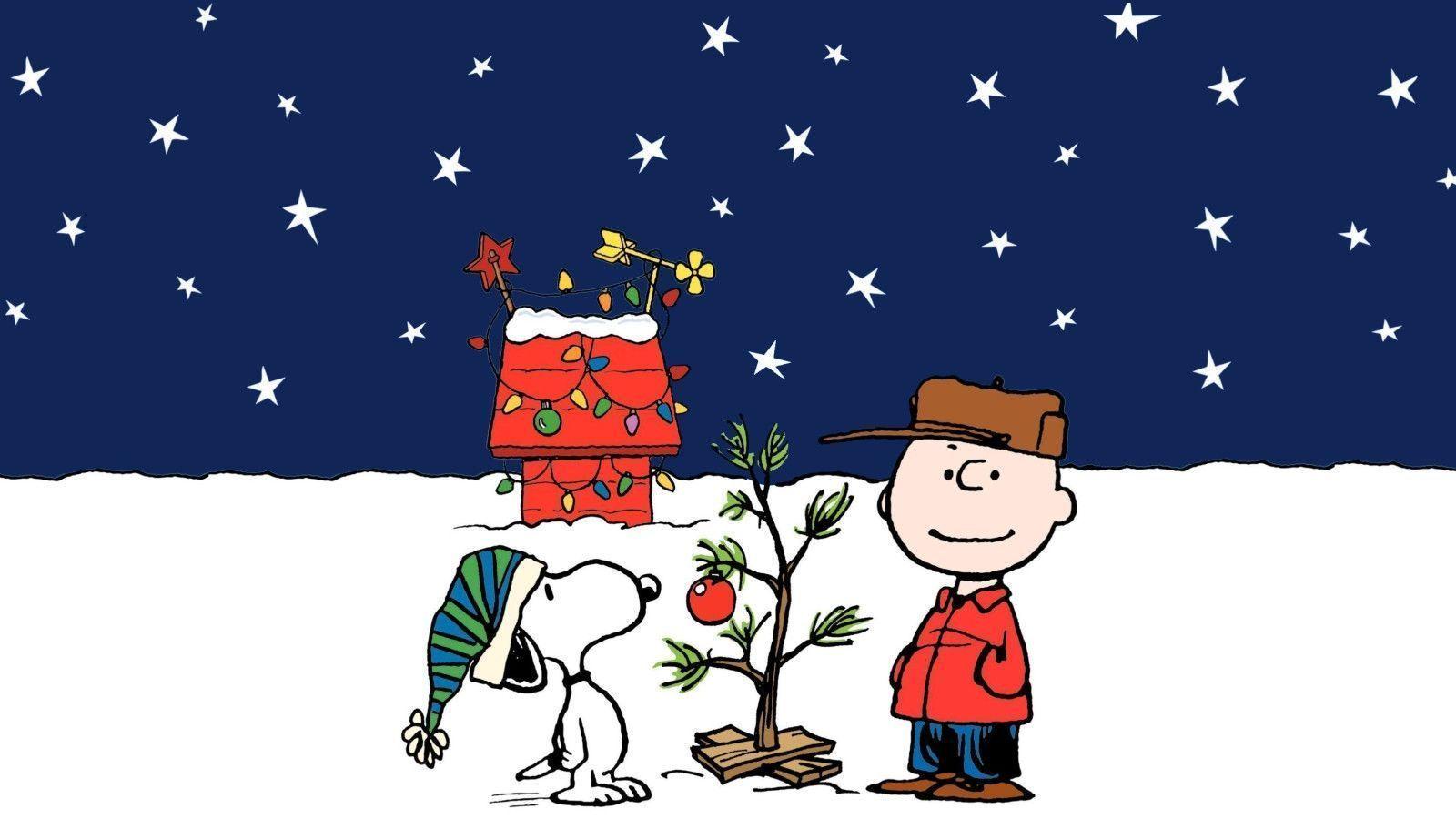 Download snoopy christmas HD background wallpaper with original