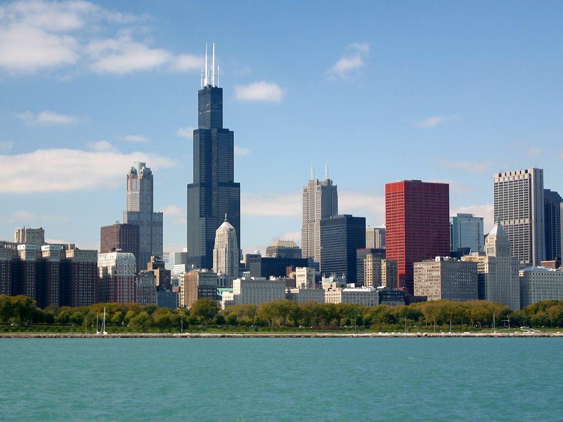 Chicago Skyline Wallpaper Blue · Chicago Skyline Wallpaper. Best