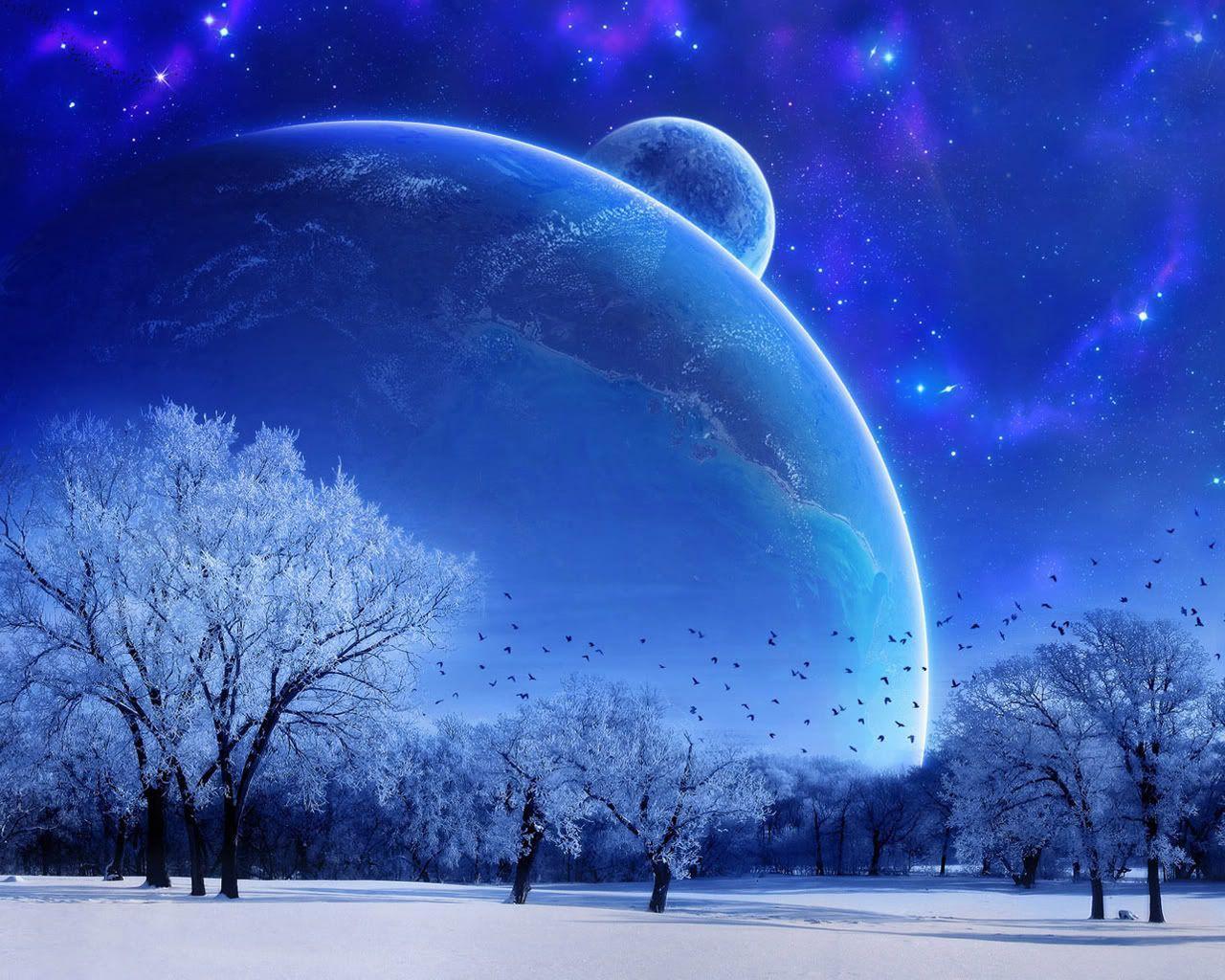 image For > Peaceful Winter Desktop Wallpaper
