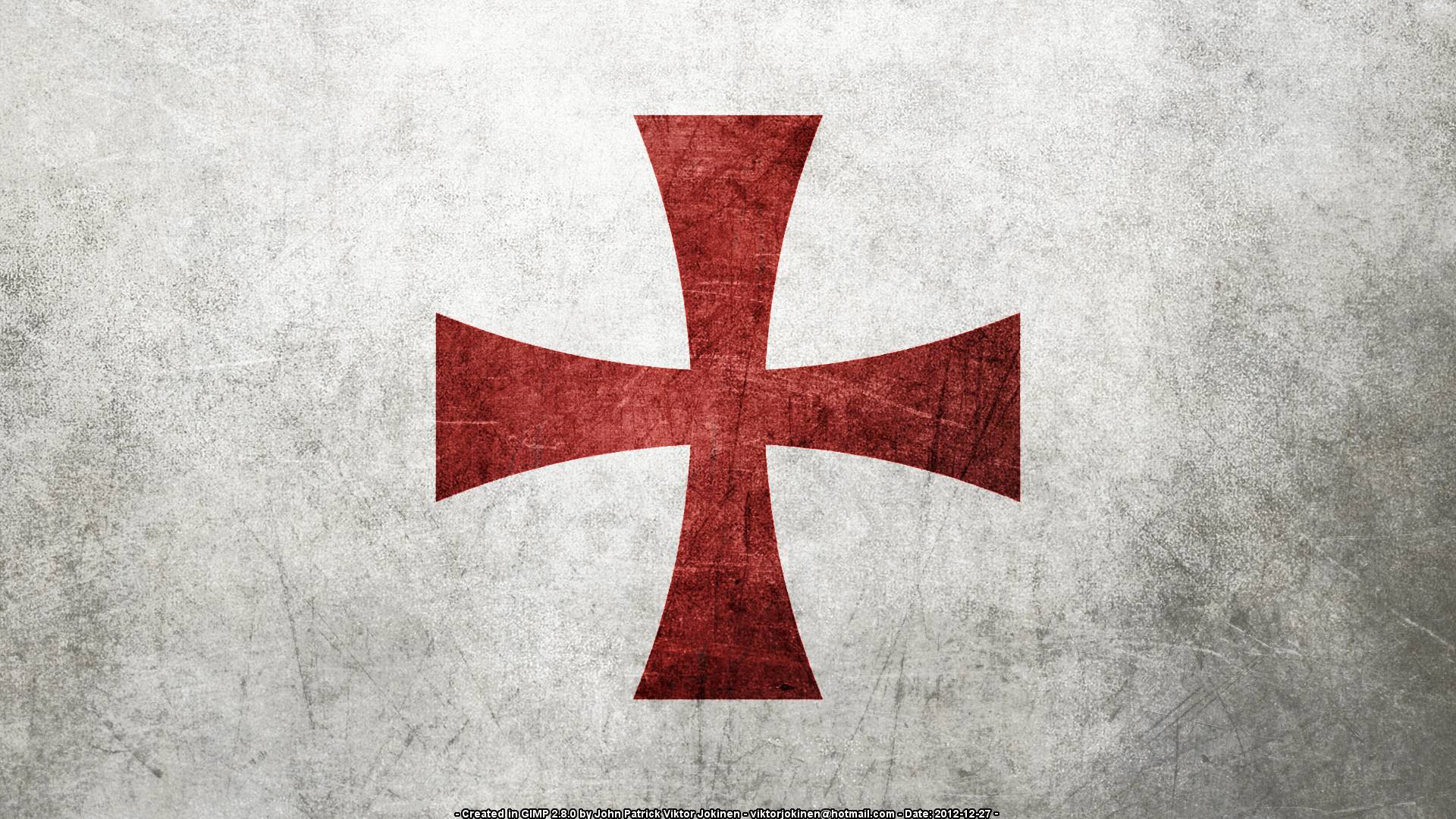 Flag of the Knights Templar (Several Resolutions)