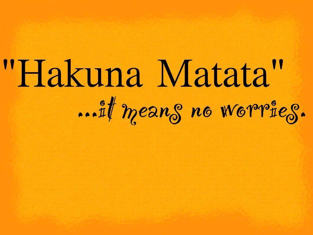 Wallpaper For > Hakuna Matata Tribal Background