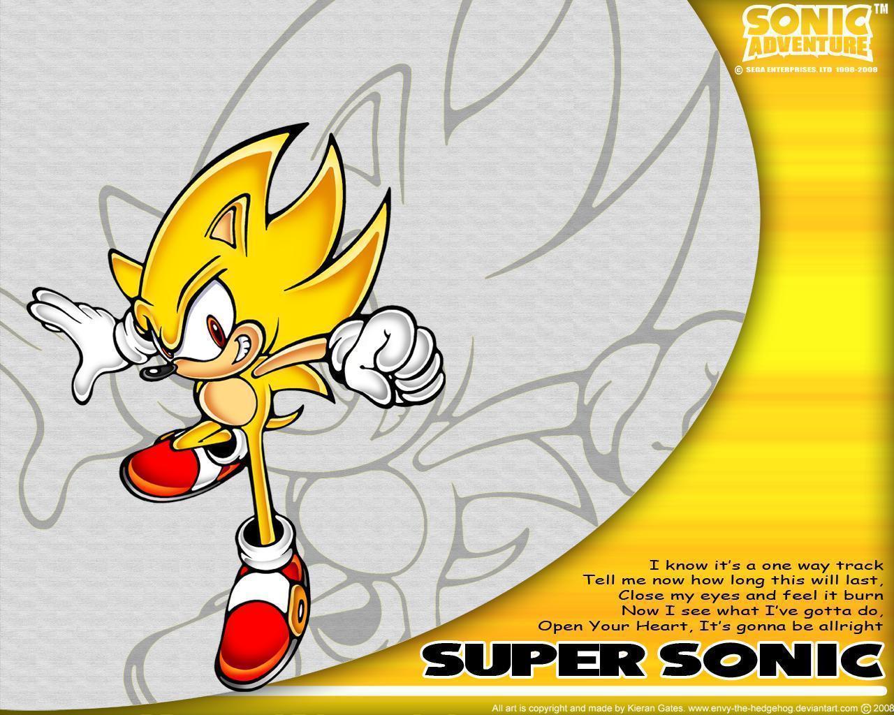Super Sonic Wallpaper by Envy the Hedgehog