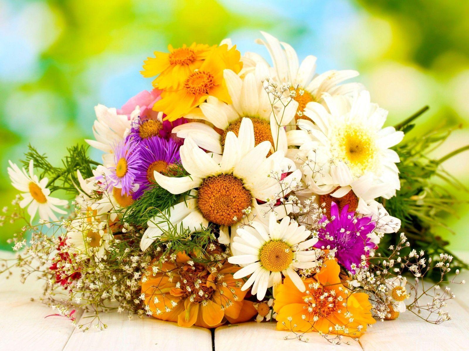 Flowers For > Yellow Flowers Bouquet Wallpaper