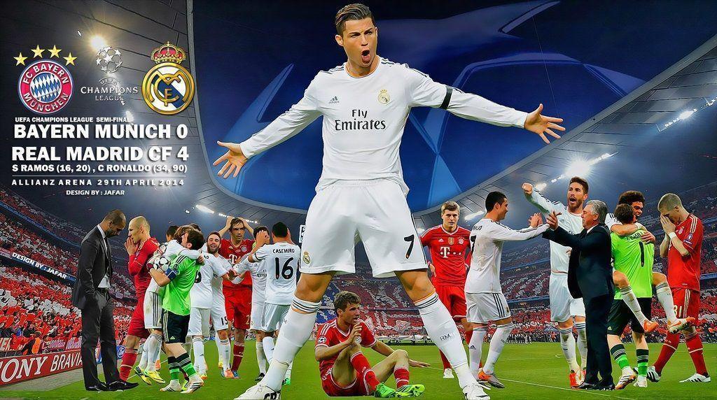 Bayern Munich vs Real Madrid 2014 wallpaper for background