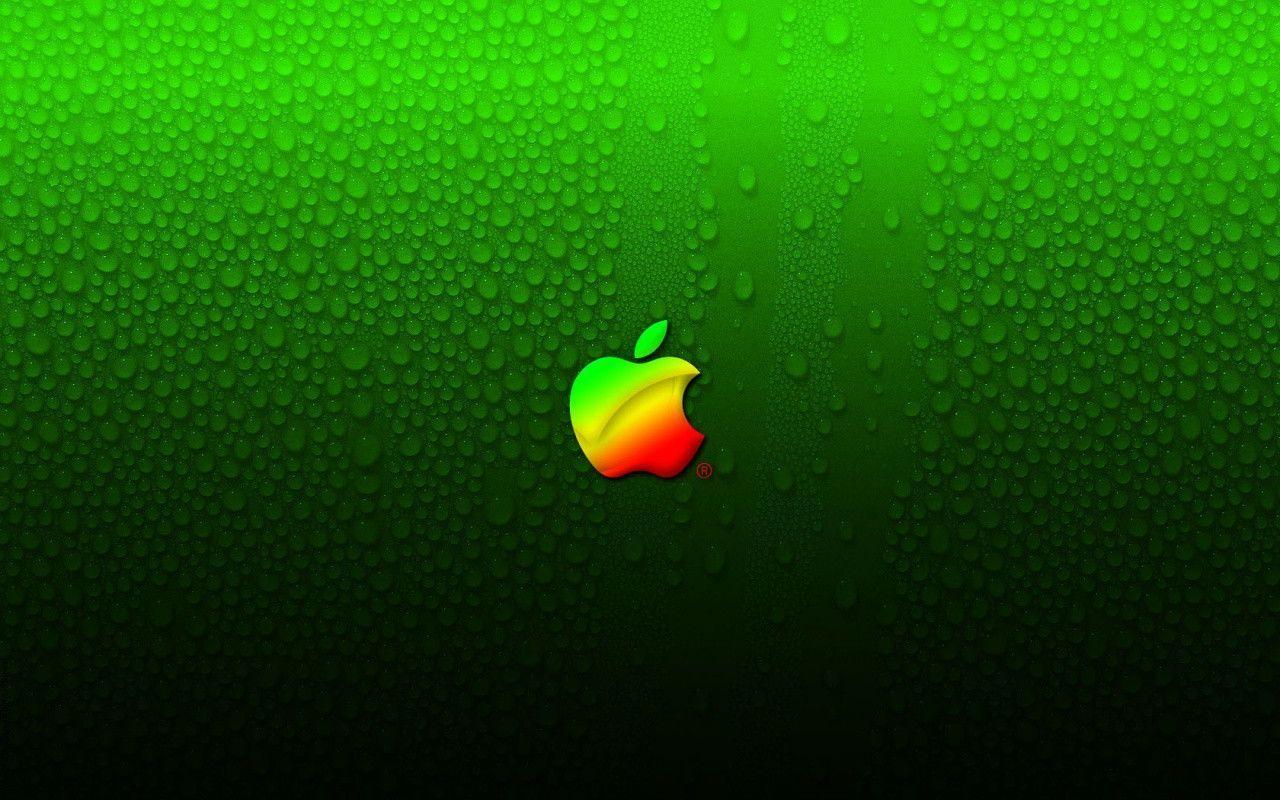 Apple Logo Drops Water Wallpaper, iPhone Wallpaper, Facebook Cover