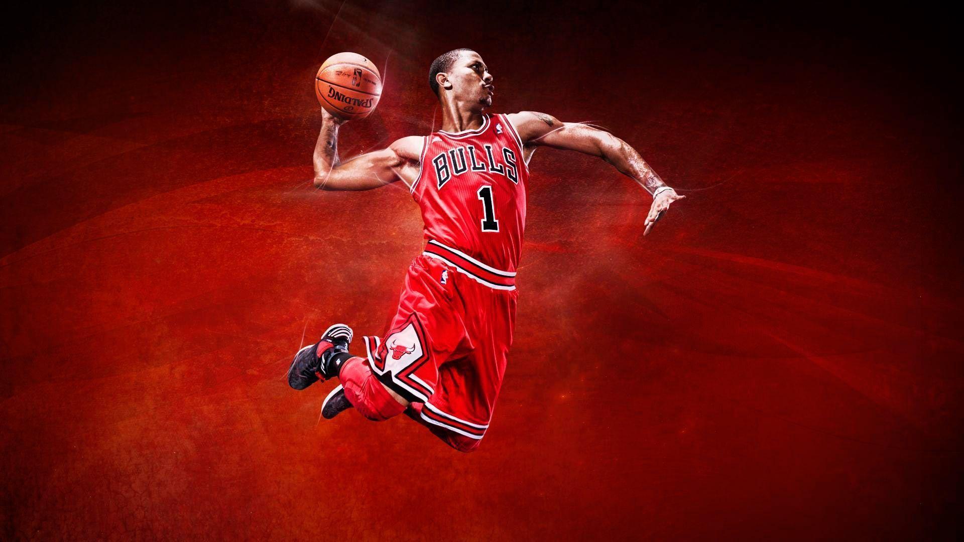 SlamDunk Derrick Rose Image 08. hdwallpaper