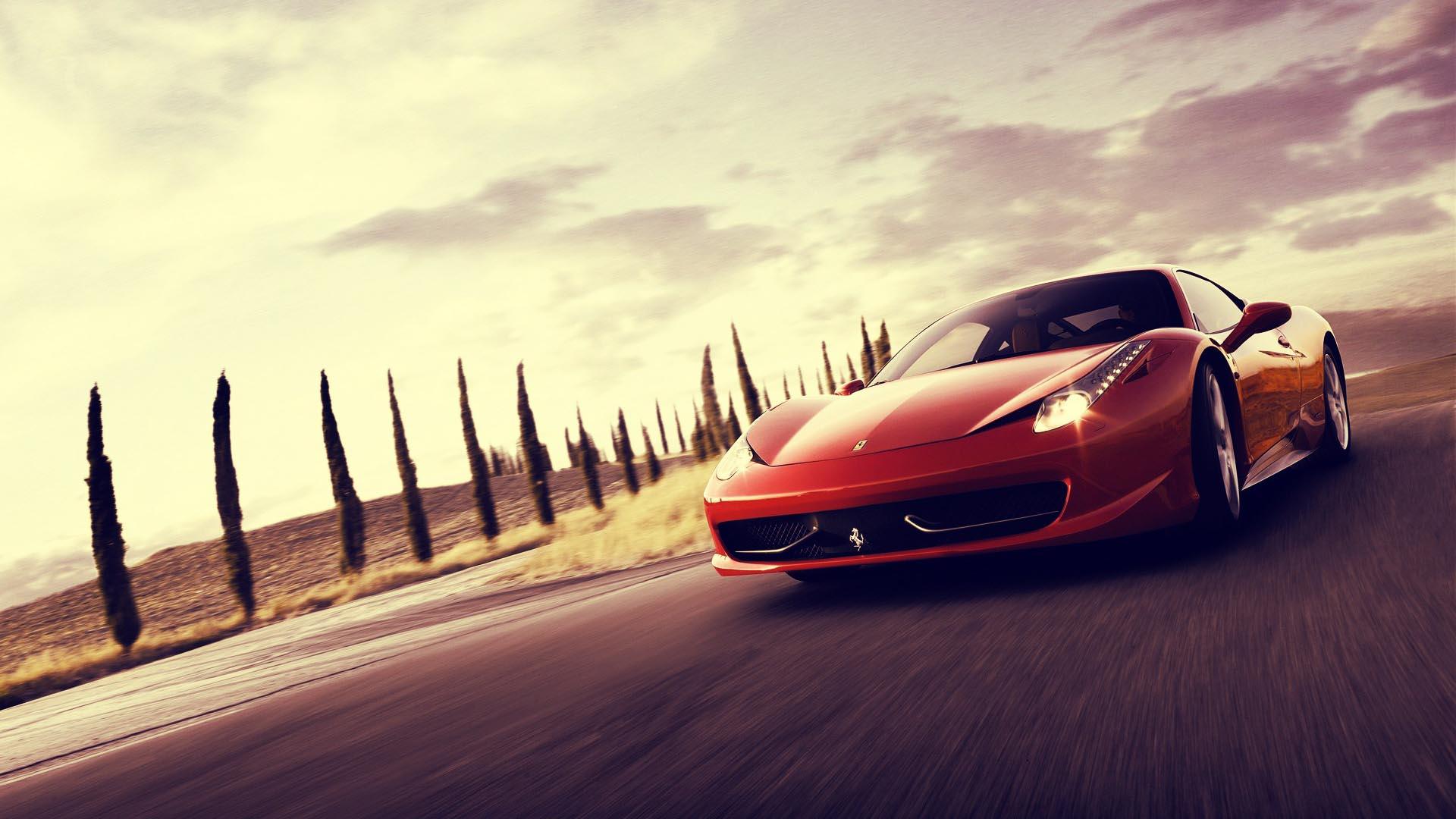 Vehicles For > Red Ferrari Cars Wallpaper