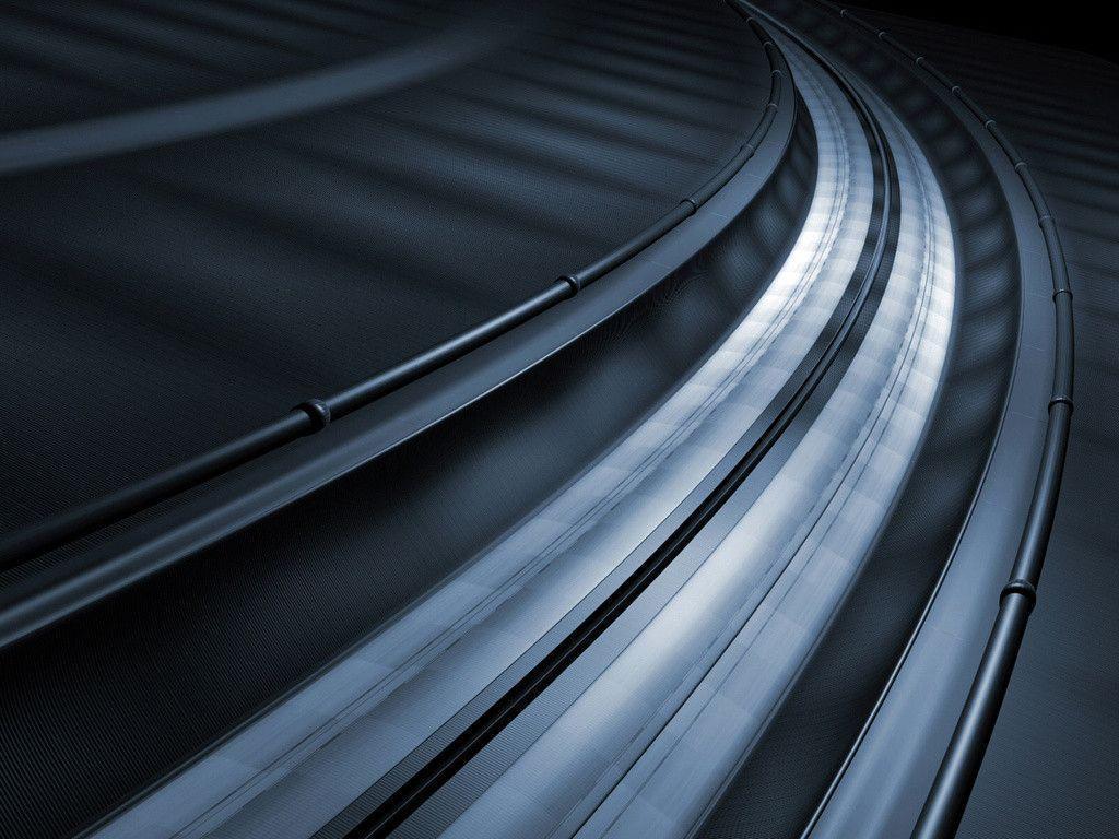 Rails In Motion. Photo and Desktop Wallpaper