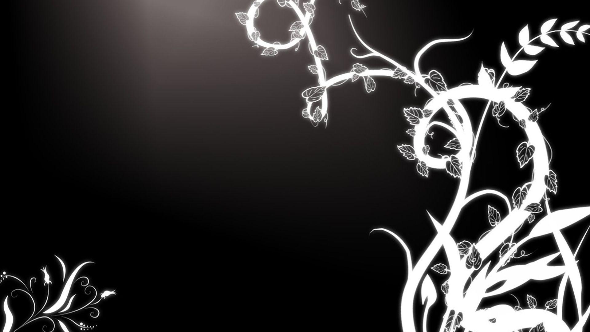 Abstract Desktop Background Black And White