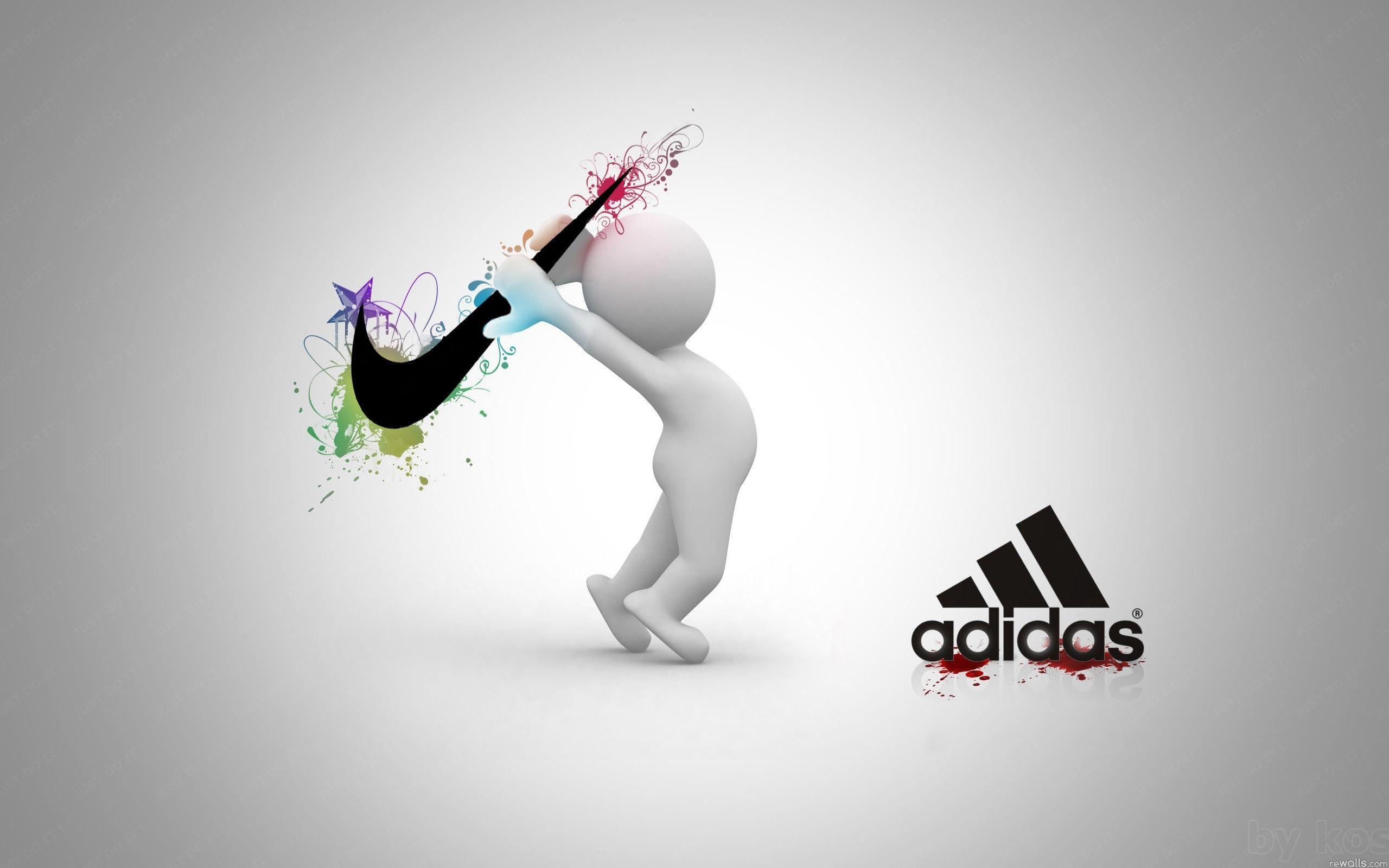 Nike Adidas Creative, Sports Wallpaper