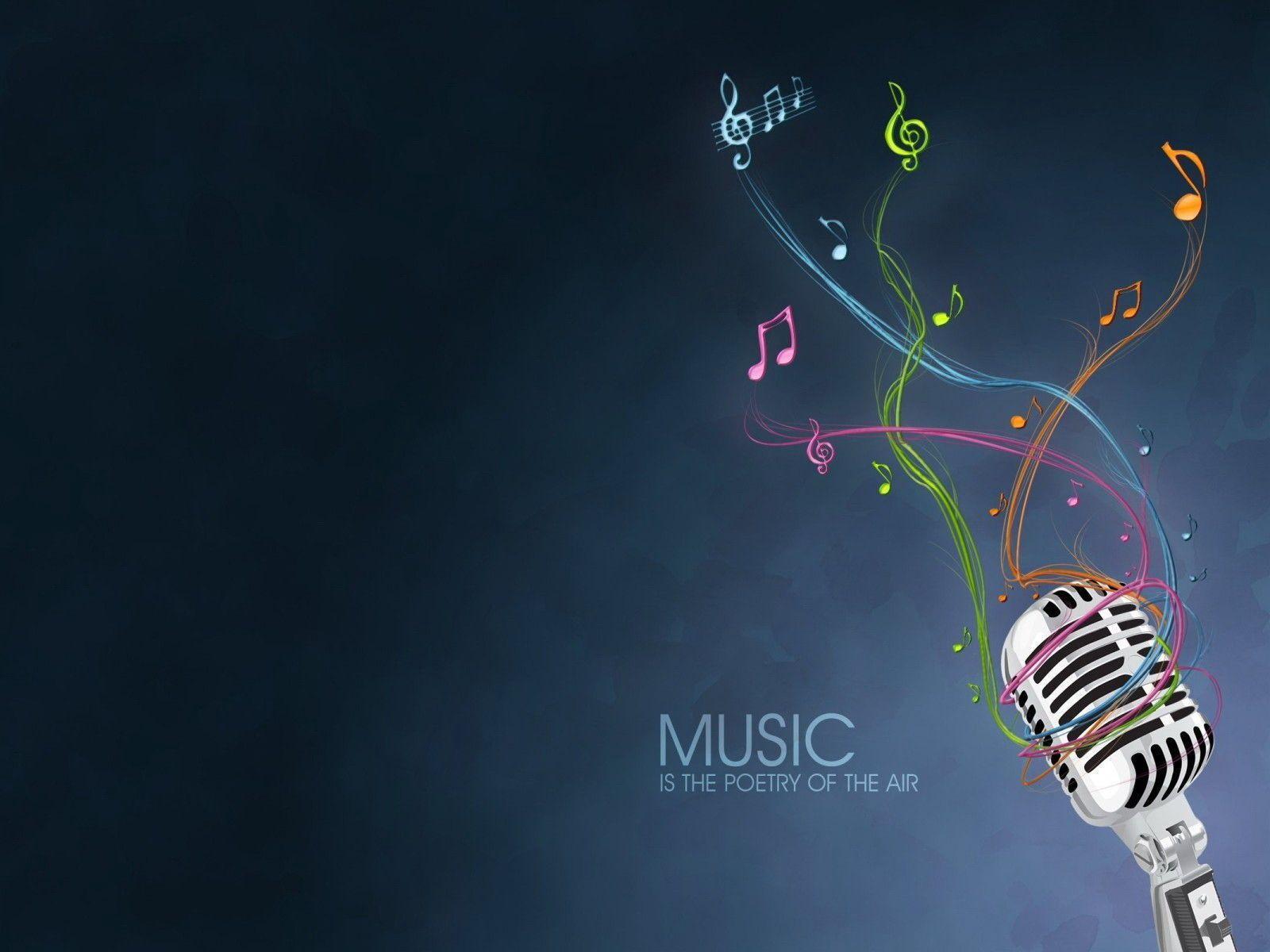 3D Music Abstract Wallpaper and Background