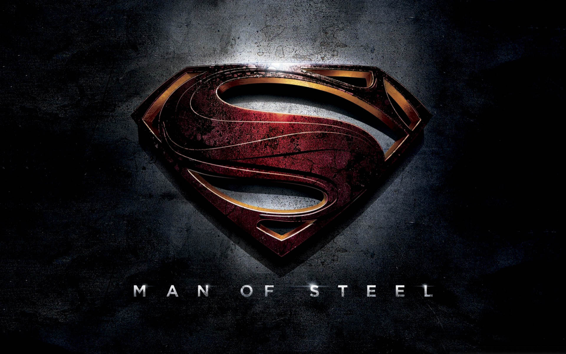 Superman Man of Steel Logo Exclusive HD Wallpaper