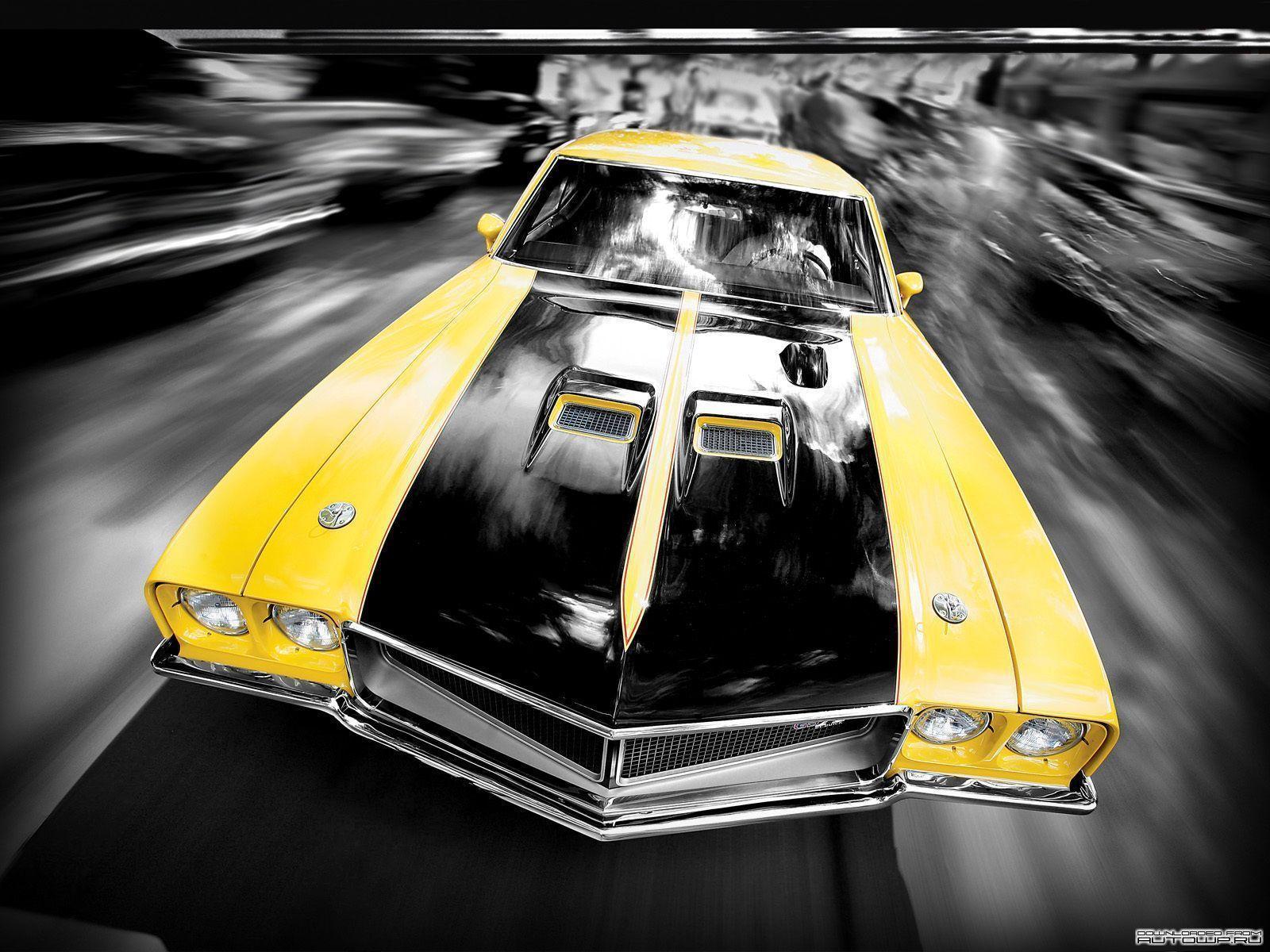Yellow Cool Muscle Car HD Wallpaper Car Wallpaper