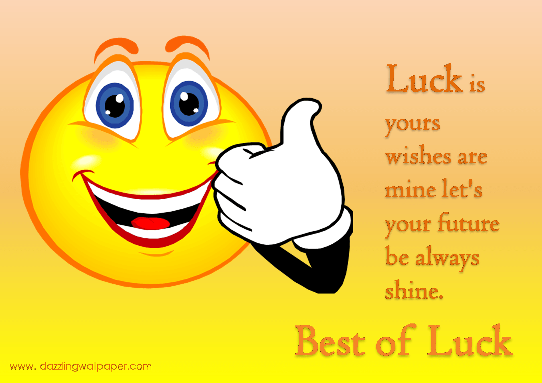 Best Of Luck and Good Luck Wishes Wallpaper in HD