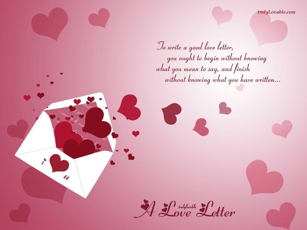 image For > Love Message Wallpaper