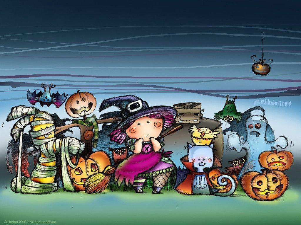 Halloween Cute Wallpaper and Background. Excel Monthly
