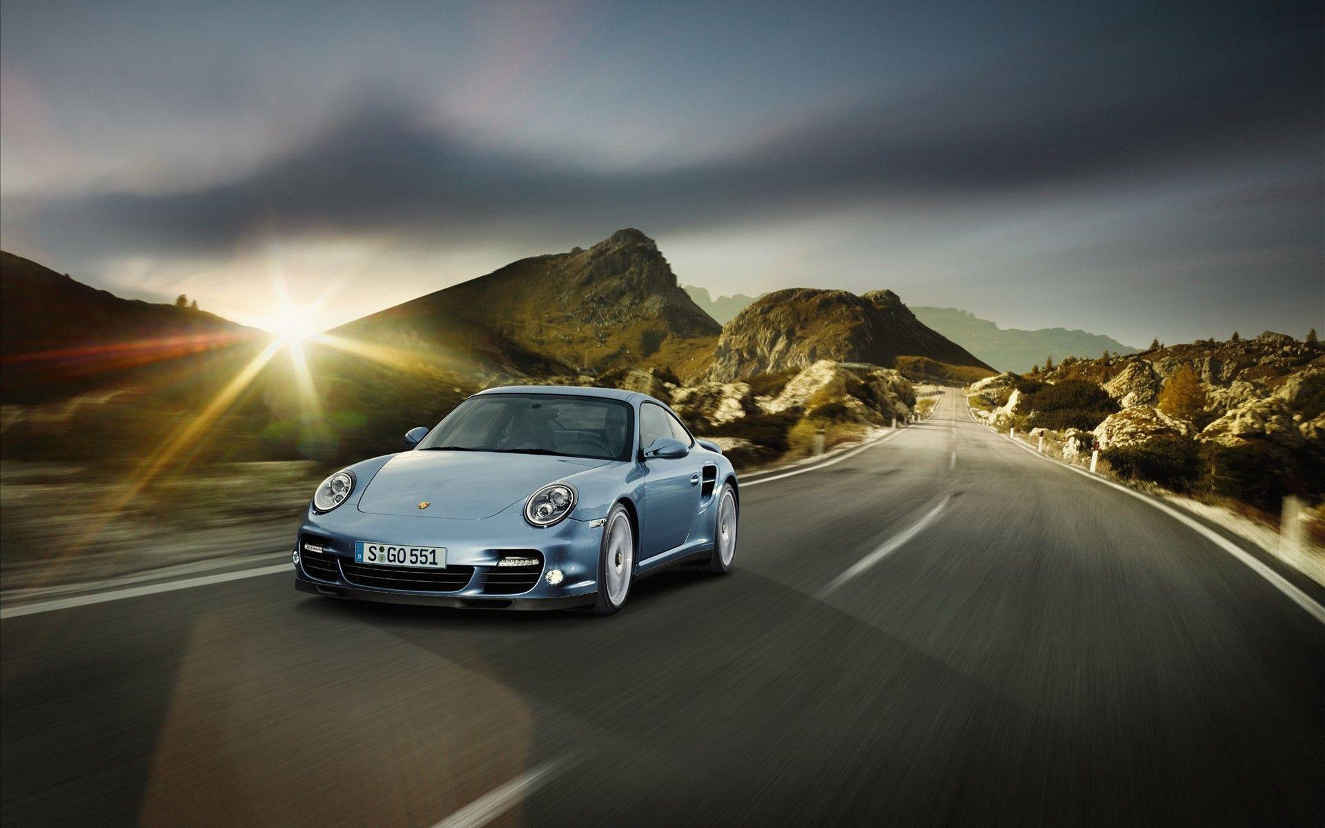 Porsche 911 Turbo S Sunrise Cool Wallpaper Des Wallpaper