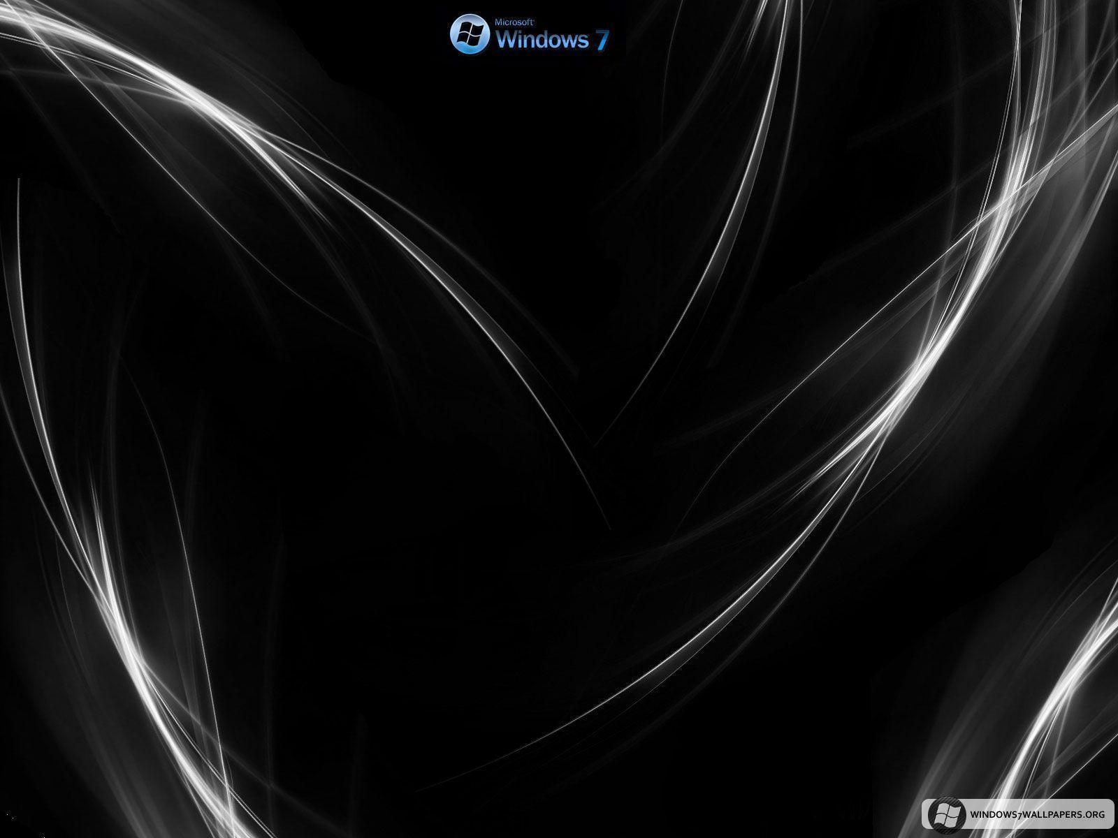 Wallpaper For > Windows 7 Background HD Black