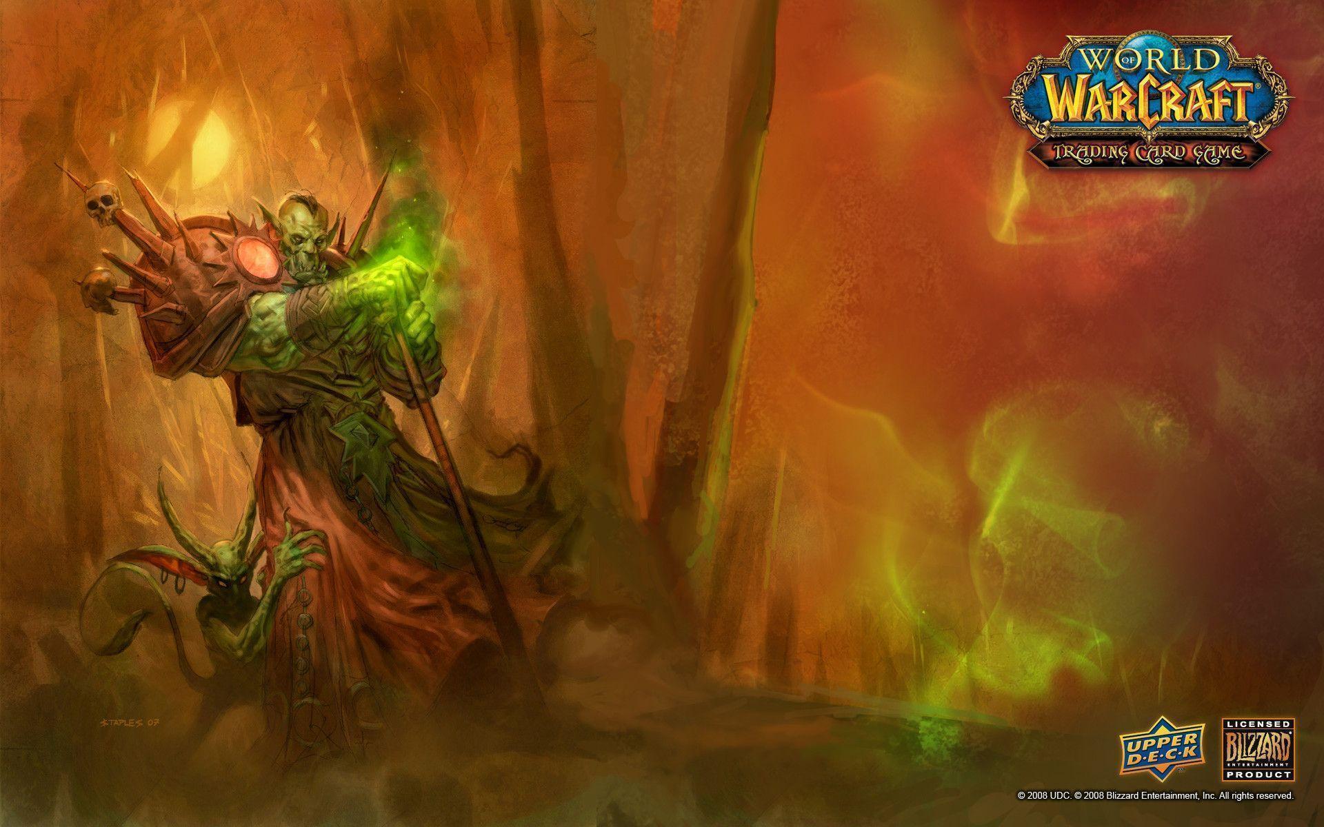 Warlock of Warcraft wallpaper