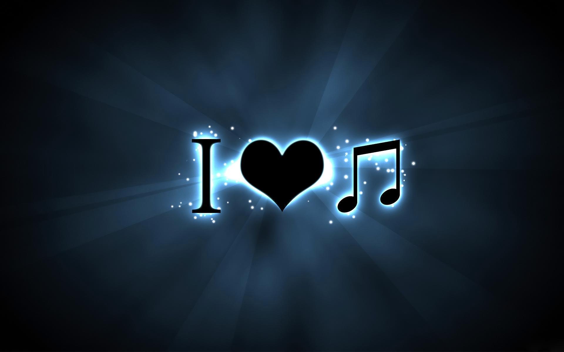 X I Love Music Background Desktop Wallpaper