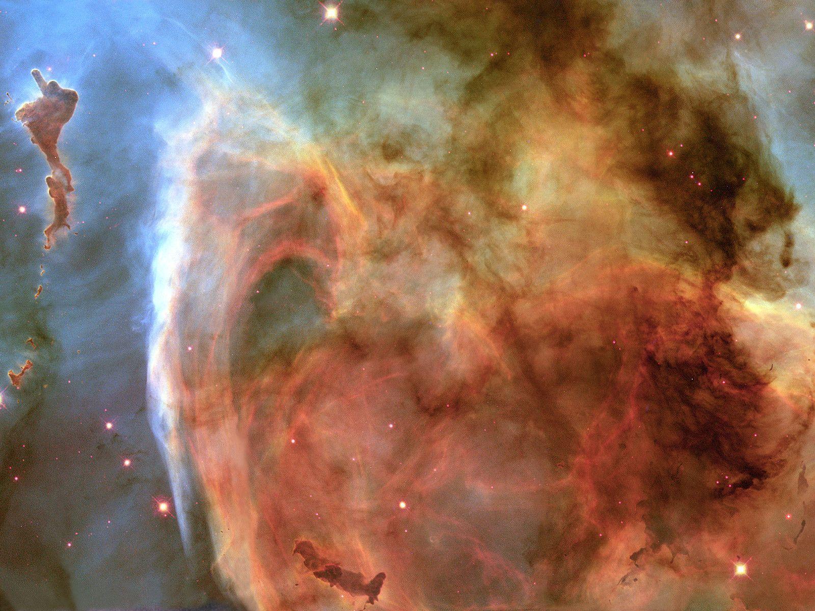 Light and Shadow in the Carina Nebula. ESA
