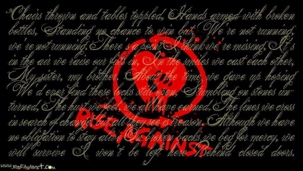 halbert lefever: Rise Against Logo as Paths