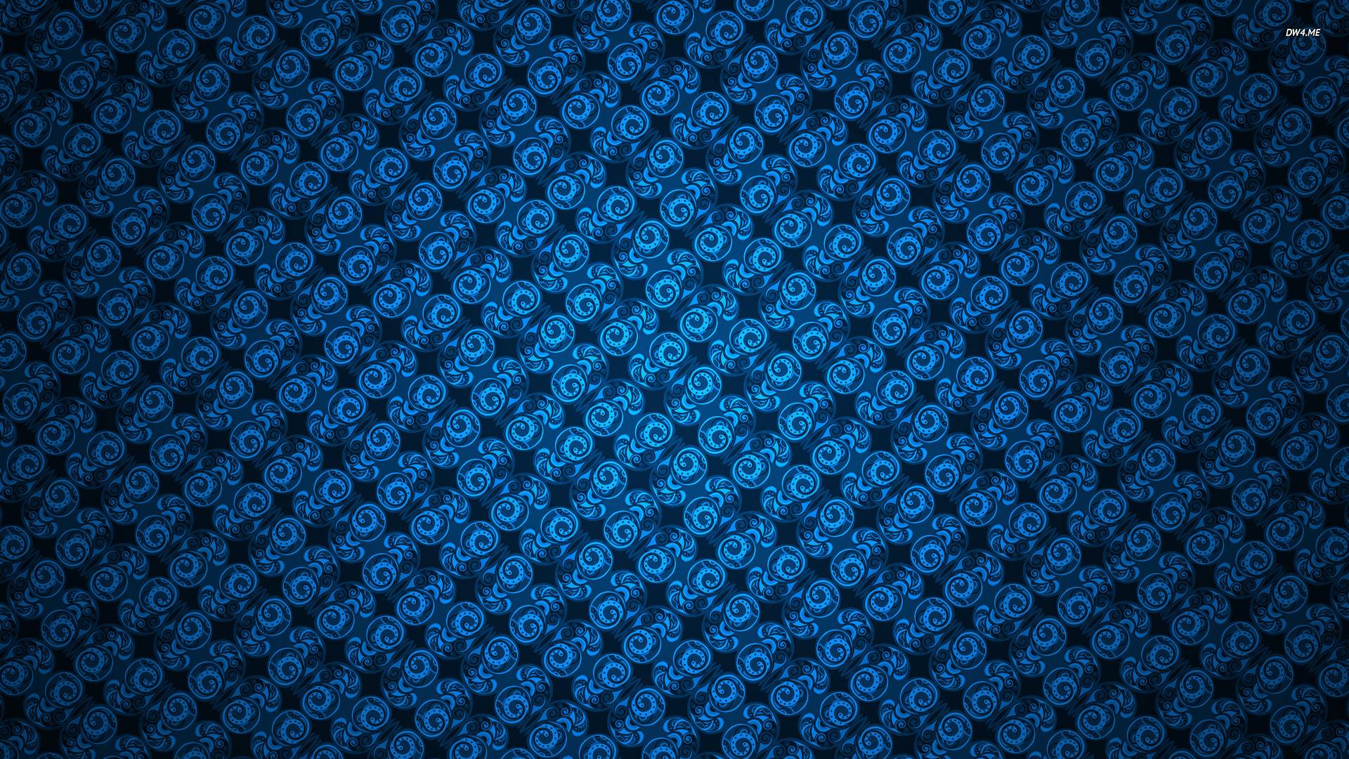 1226 Blue Swirl Pattern 1920x