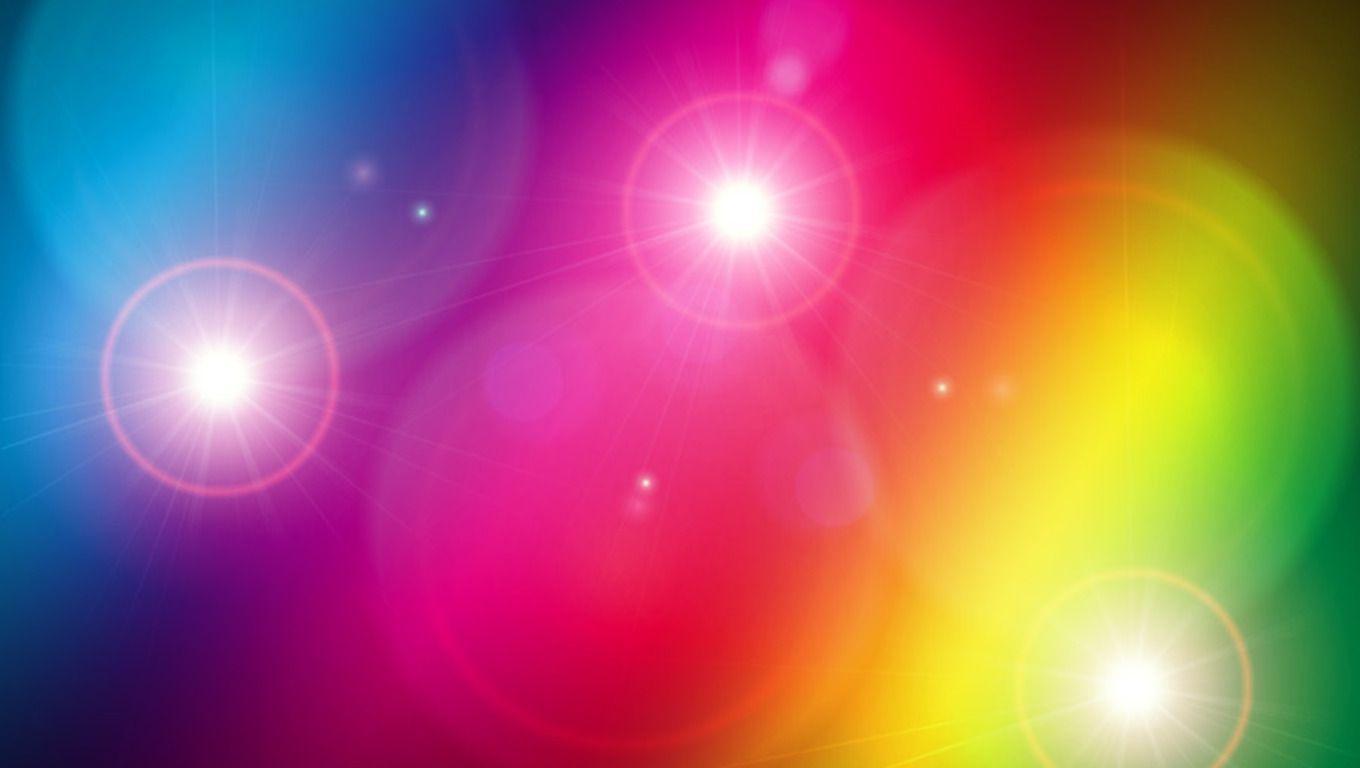 Free Funky Rainbow Wallpaper Download The 1360x768PX Wallpaper