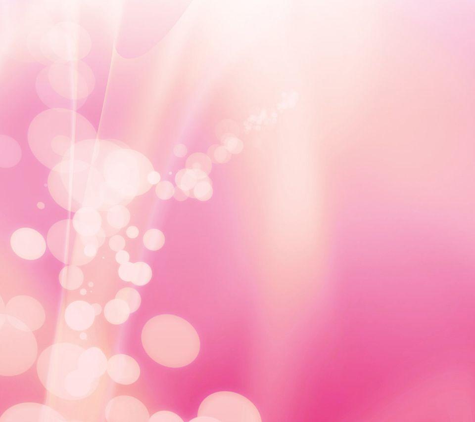 Wallpaper For > Light Pink Bubbles Background