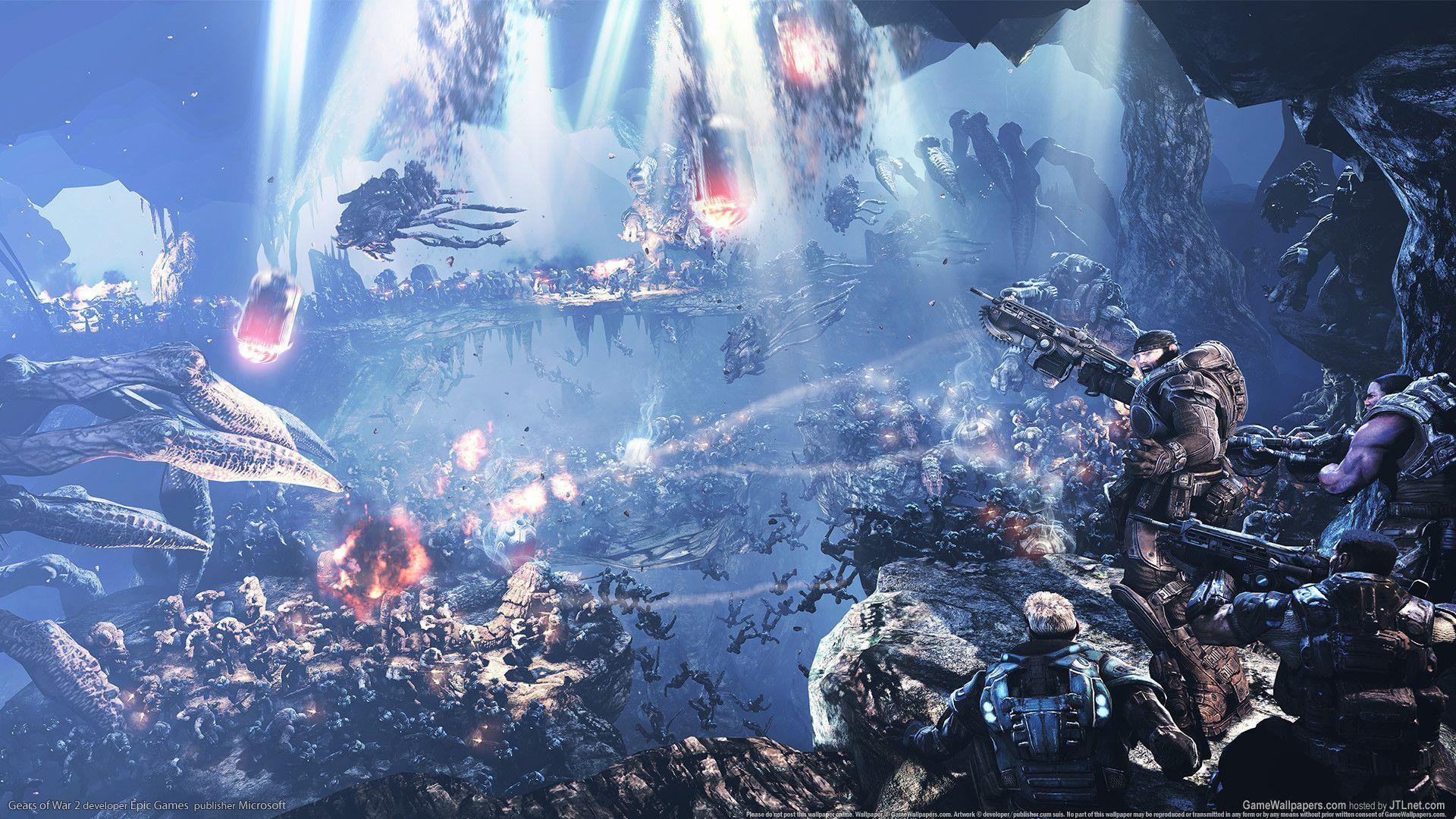 gears of war 2 game wallpaper Search Engine
