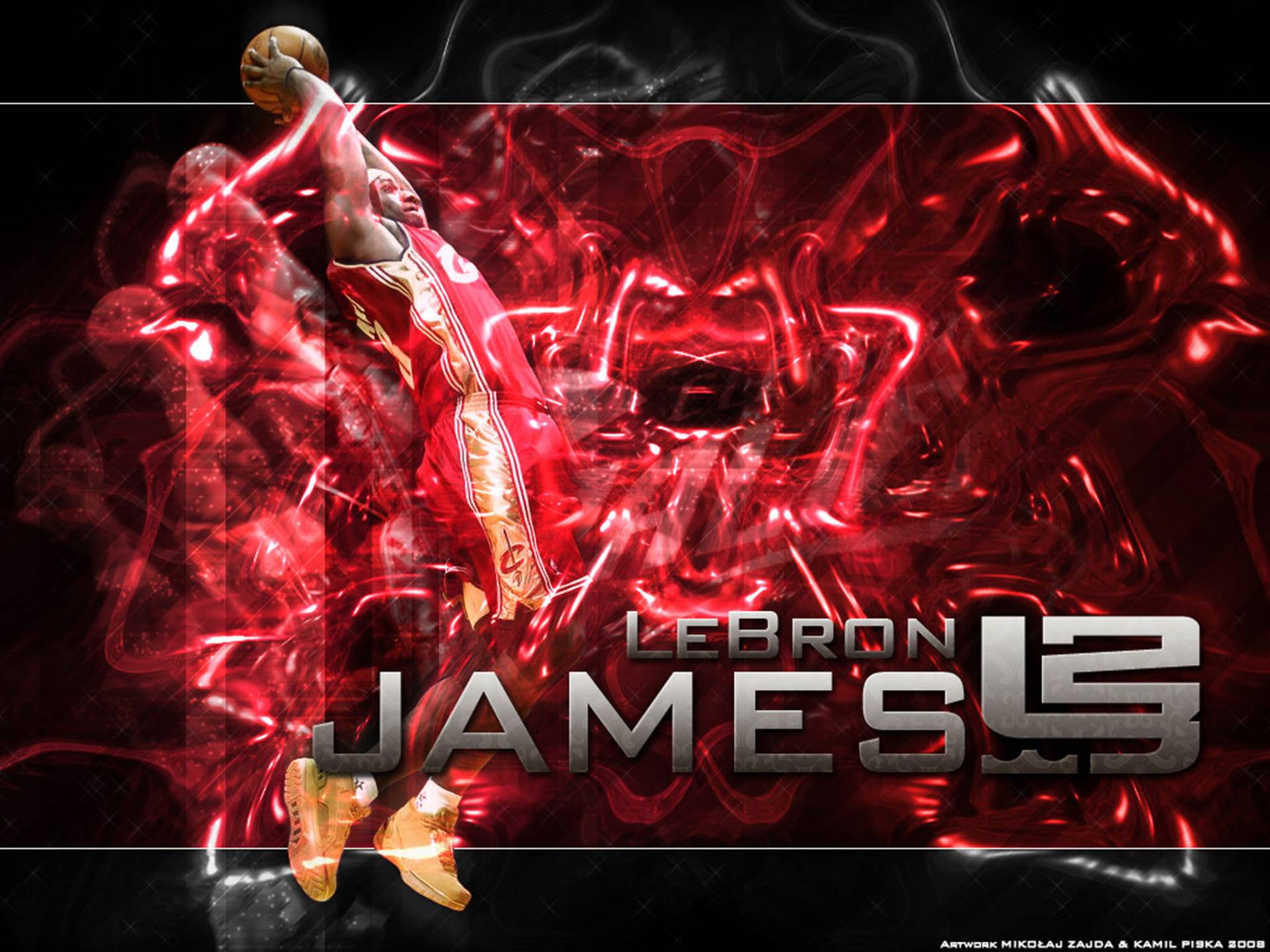 Lebron James Basketball Dunk Wallpaper. HD Wallpaper and Download