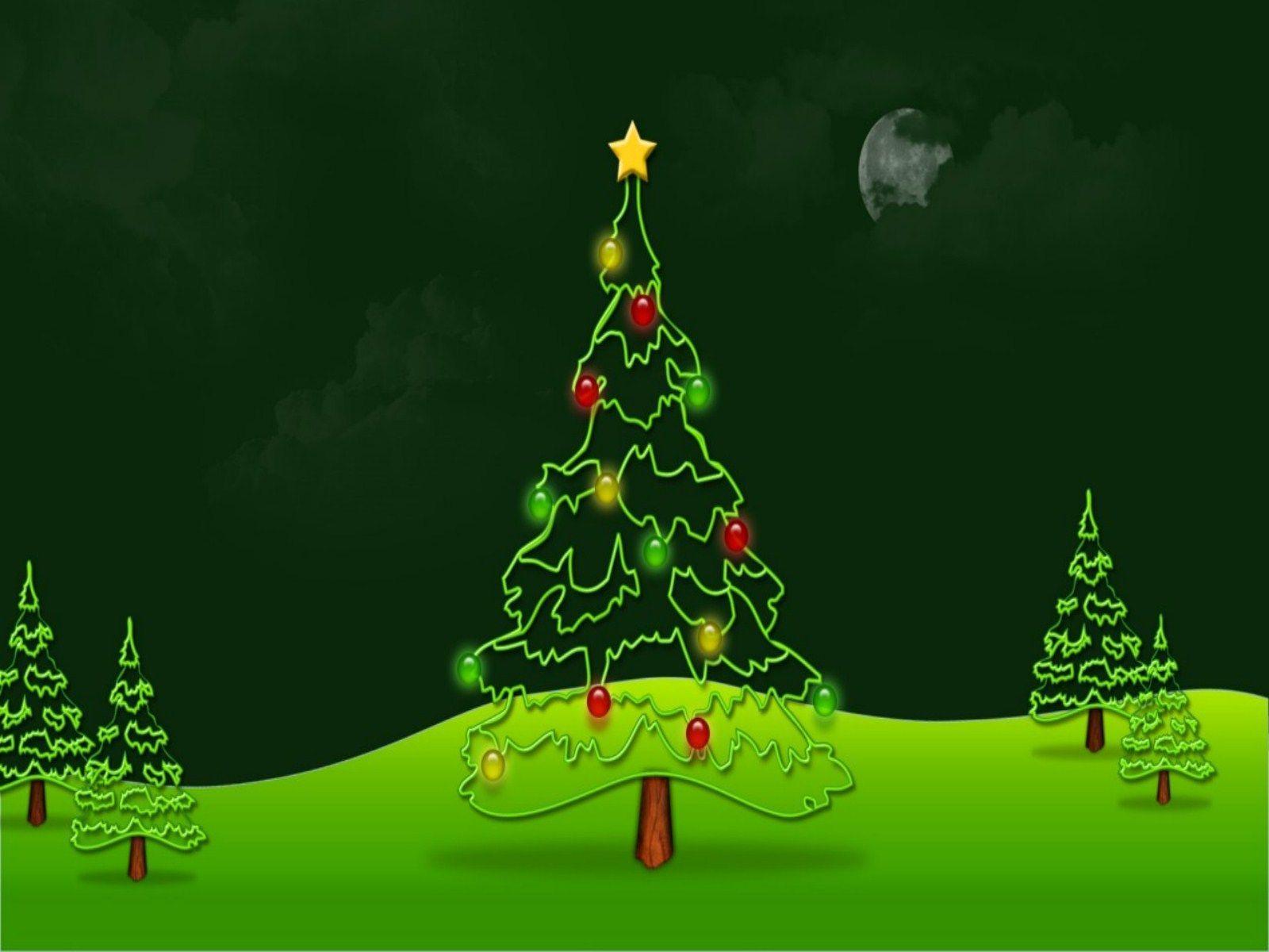 Christmas Tree Image Free. Full Desktop Background
