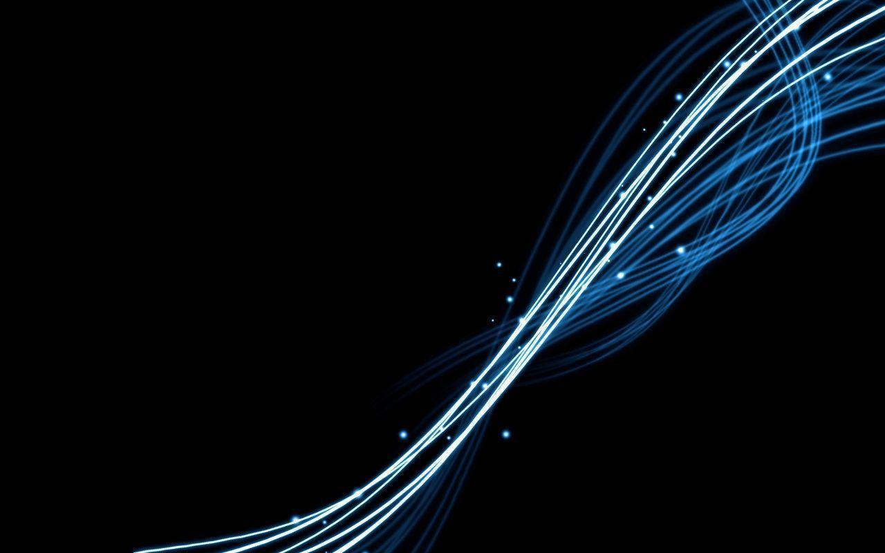 Wallpaper For > Blue And Black Abstract Background