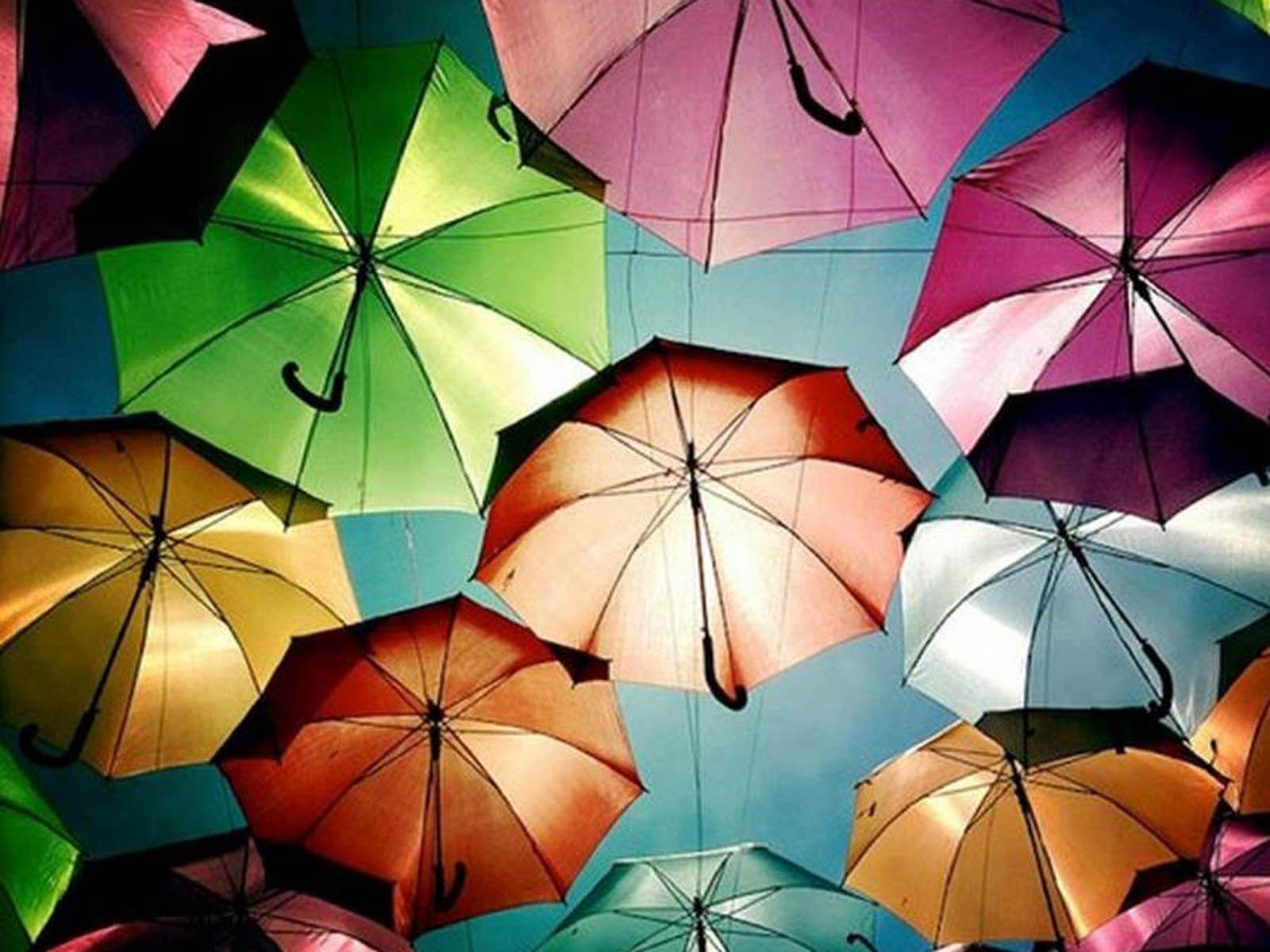 Colorful umbrellas wallpaper colorful umbrellas desktop