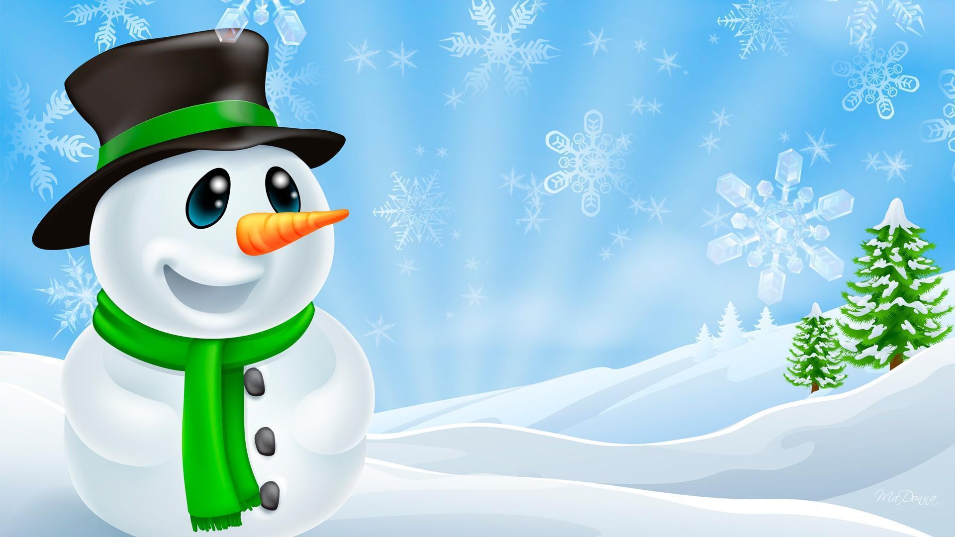 Happiest Snowman Wallpaper 48335 High Resolution. download all