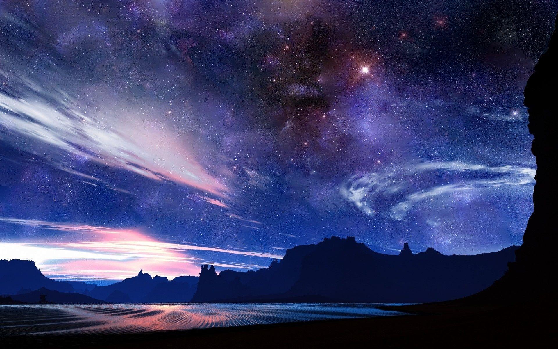 Starry Sky Backgrounds - Wallpaper Cave