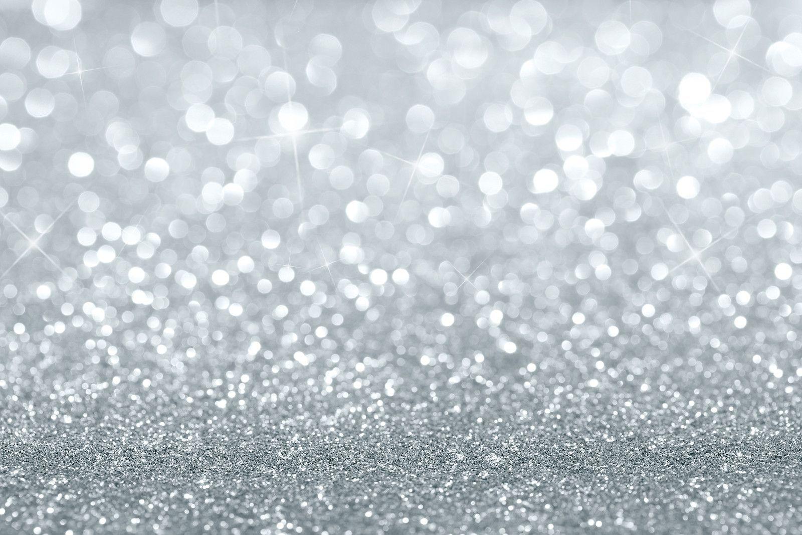 Silver Glitter Desktop Background. Sparkle Hill Photography