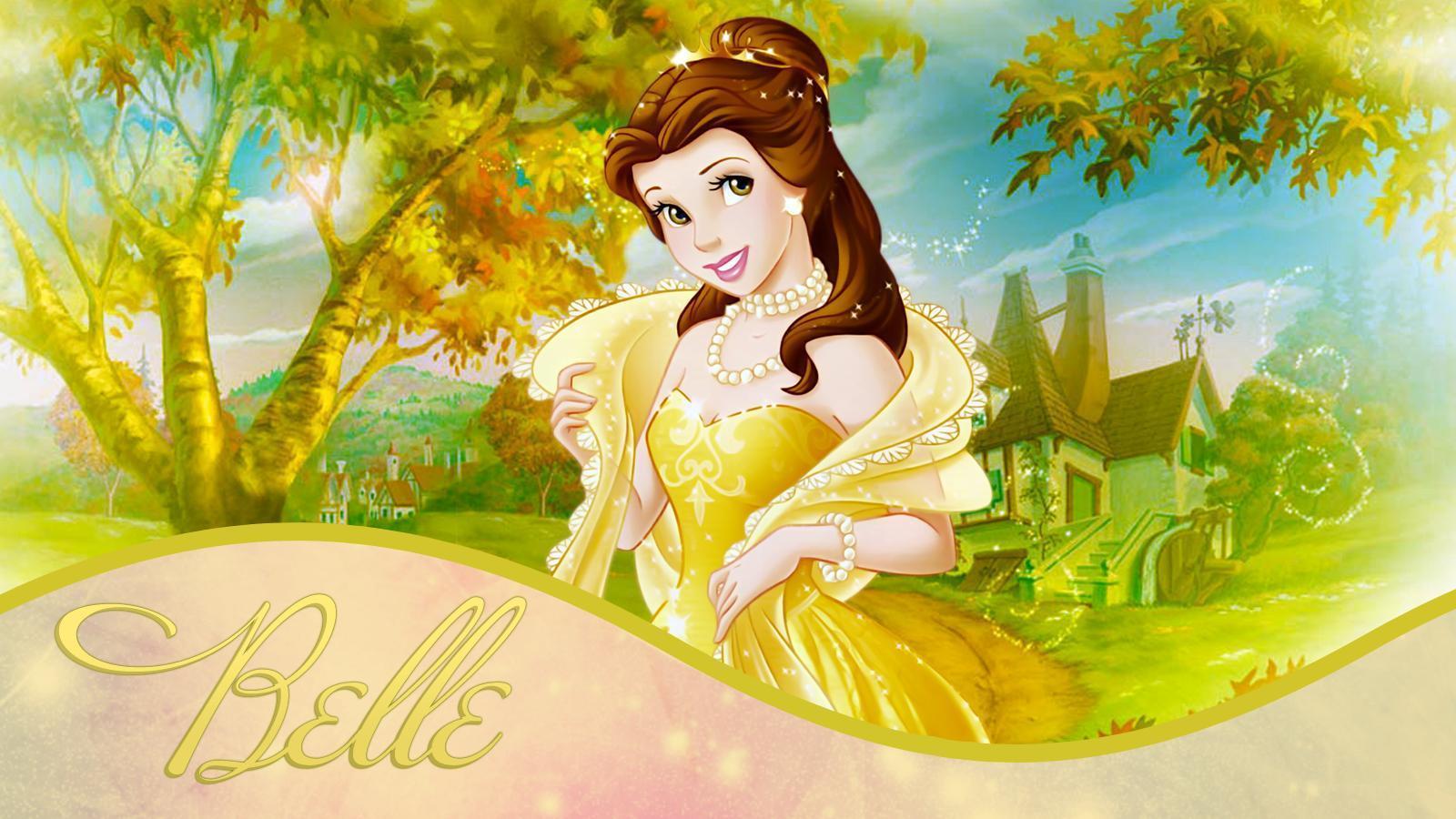 Wallpaper For > Disney Princess Belle Wallpaper