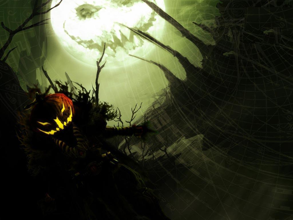 Wallpaper For > Cool Halloween Background