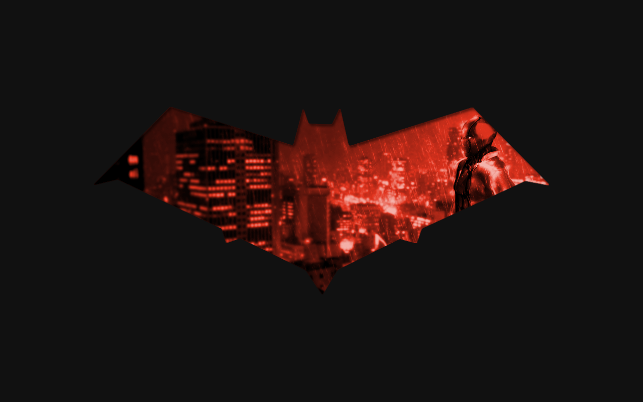 I whipped up a Red Hood wallpaper. Credit goes todecviantartist