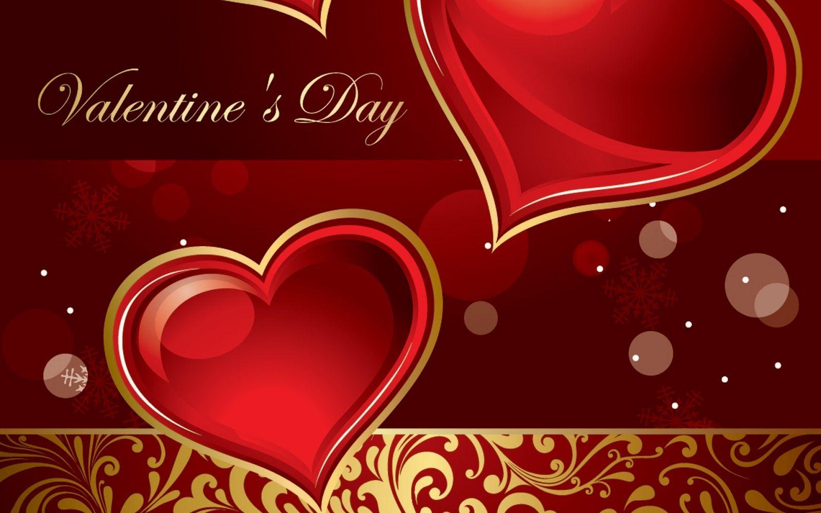 Red Valentines Day Background