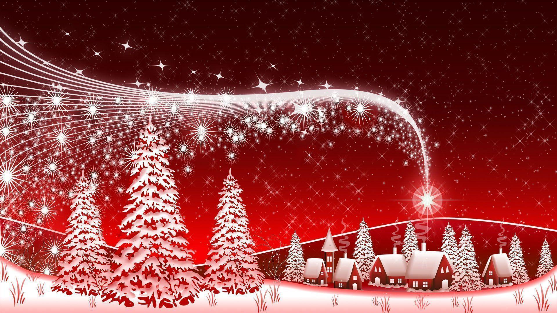 Red Winter Christmas Wallpaper Picture 73524 Wallpaper