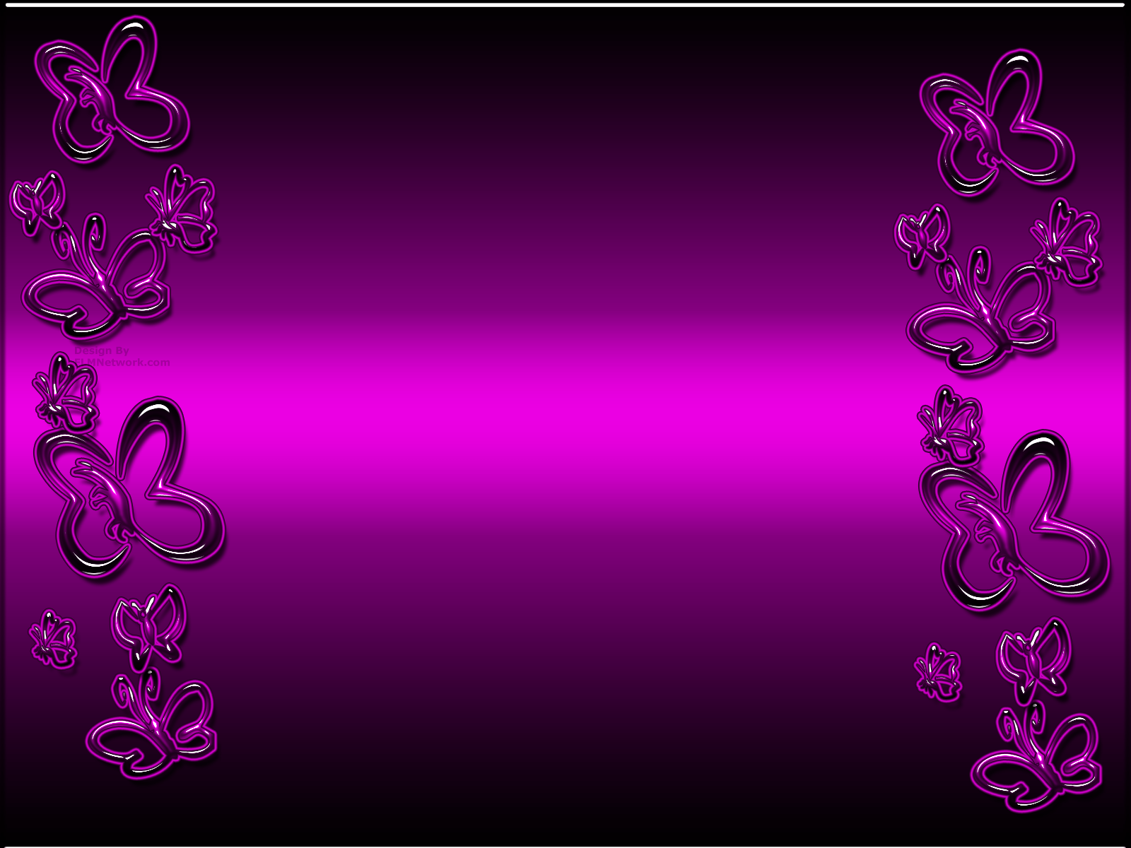 Pink And Purple Background With Butterflies