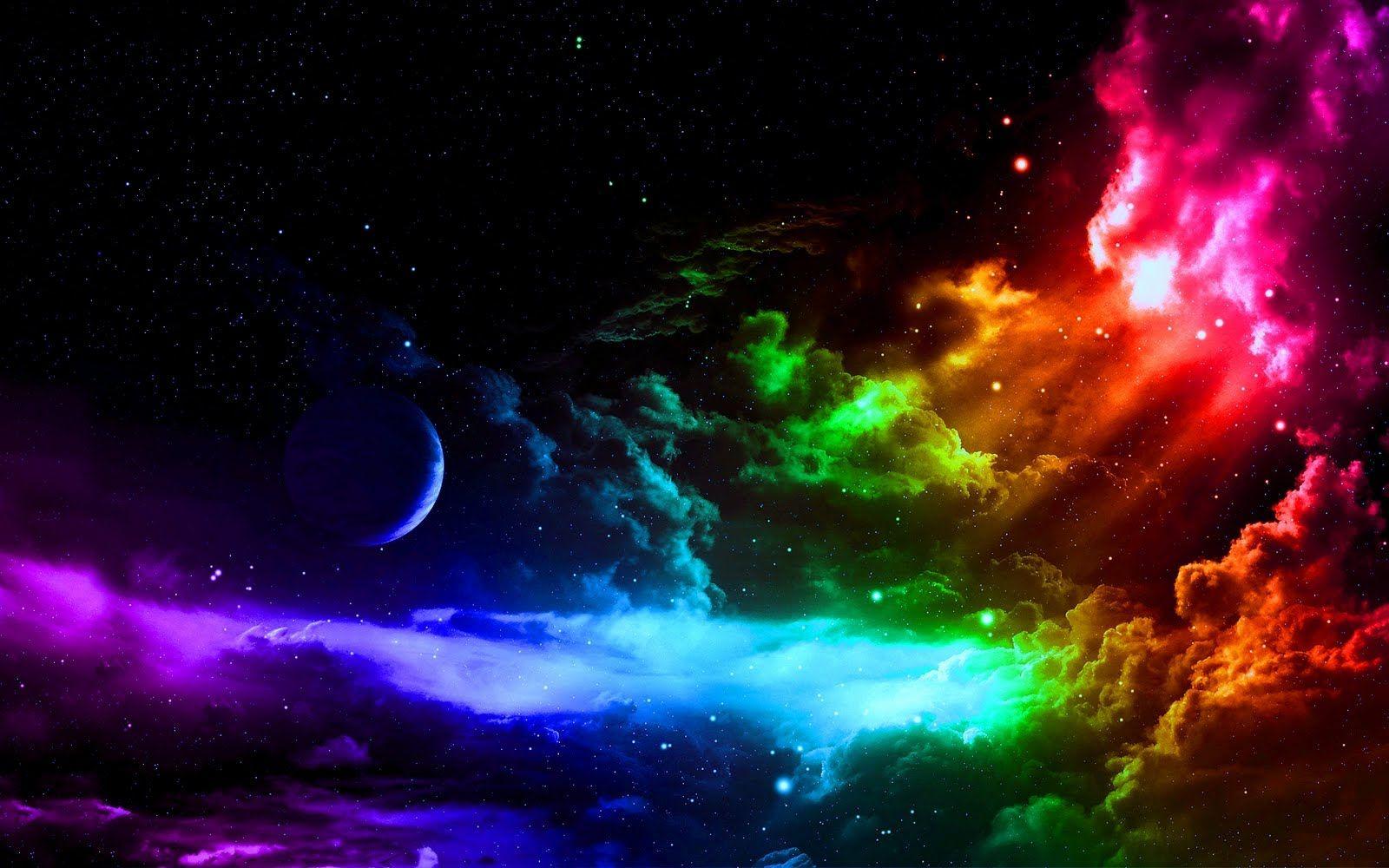 Pix For > Awesome Rainbow Wallpaper