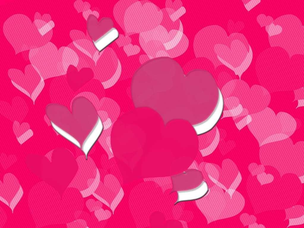 Heart Wallpaper Background Pink Cute Girly HD Wallpaper & Back