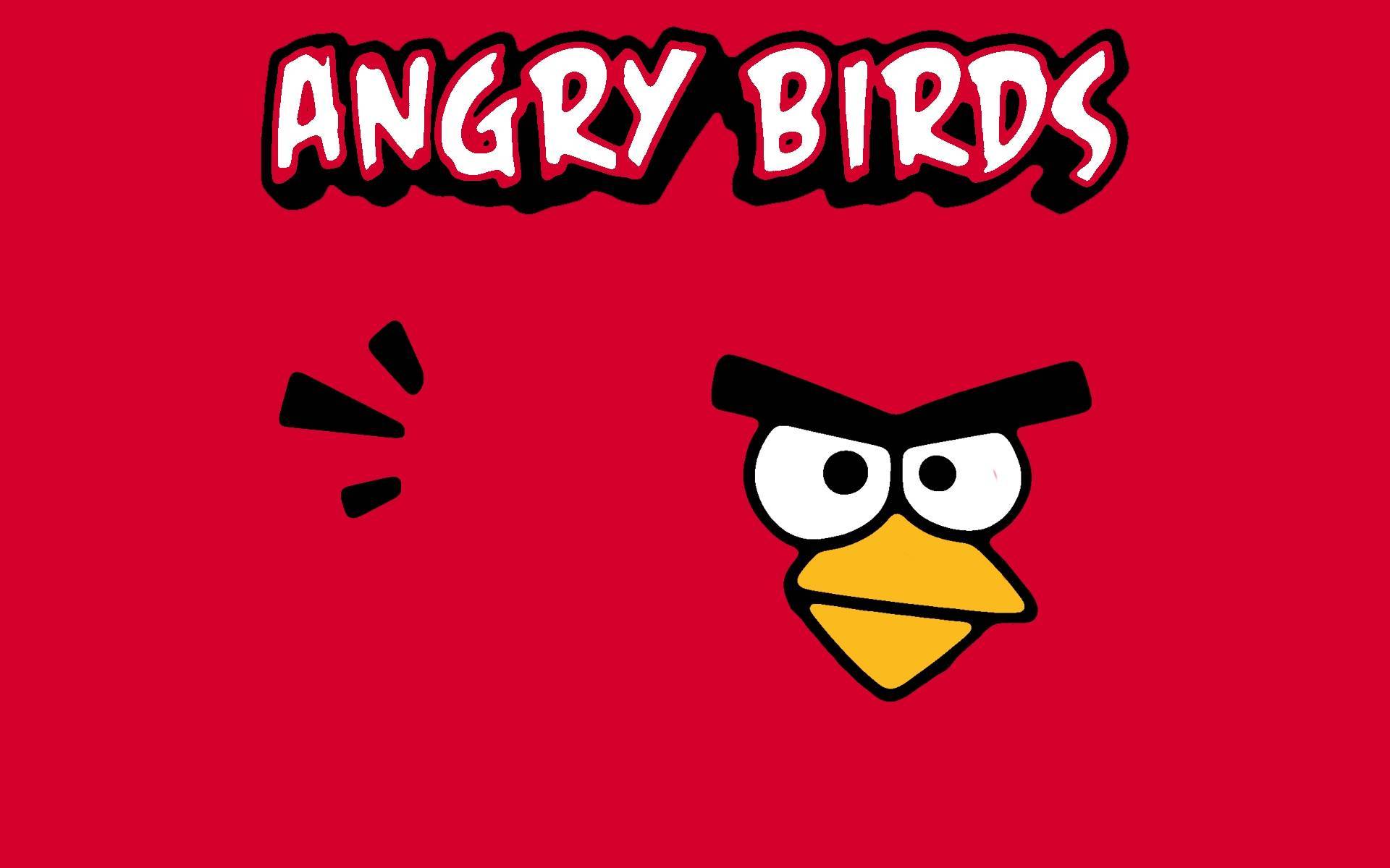 image For > Angry Birds Red Bird Wallpaper